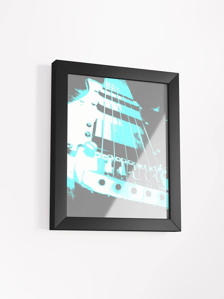 Blue Guitar Wall Print product image (4)