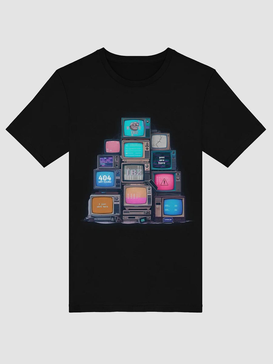 I Just Work Here Glitchcore T-Shirt product image (26)