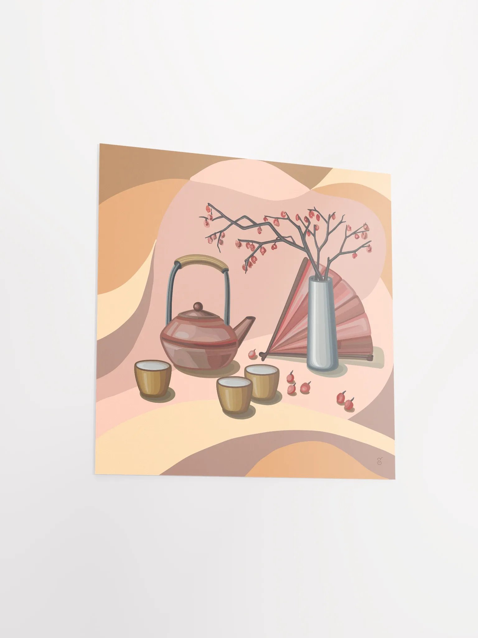 Tranquil Tea Time Poster - Coffee Shop No. 12 product image (3)