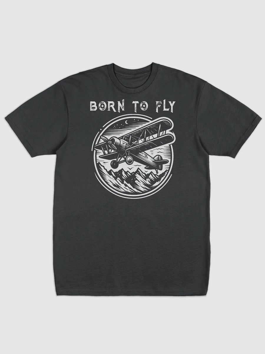 Vintage Airplane Biplane T-Shirt - Retro Aviation Look Men's Tee product image (1)