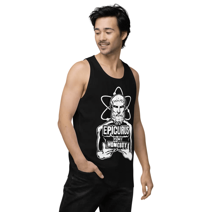 Epicurus Is My Homeboy (Cotton Heritage Men's Premium Tank Top) product image (1)