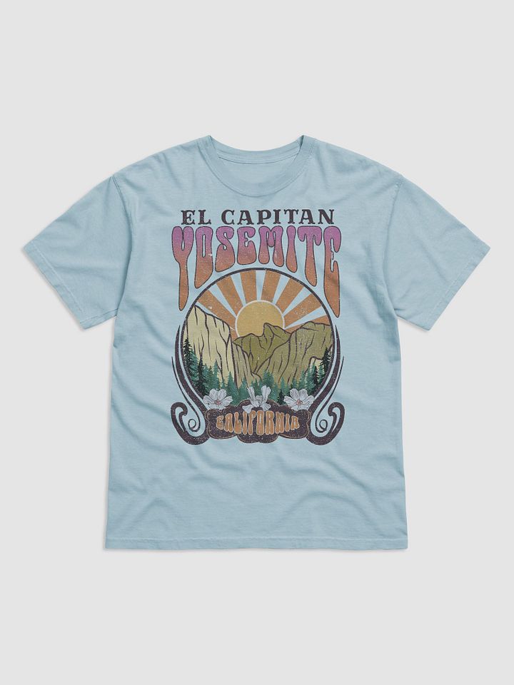 El Capitan, Yosemite National Park, California Tee | Art Nouveau-Style Western T-Shirt for Travel and Road Trips product image (6)