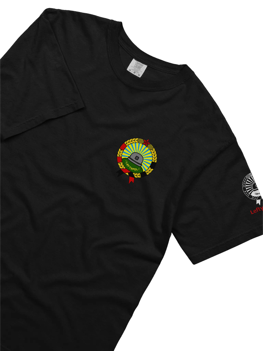 /leftypol/ - Black T-Shirt product image (3)