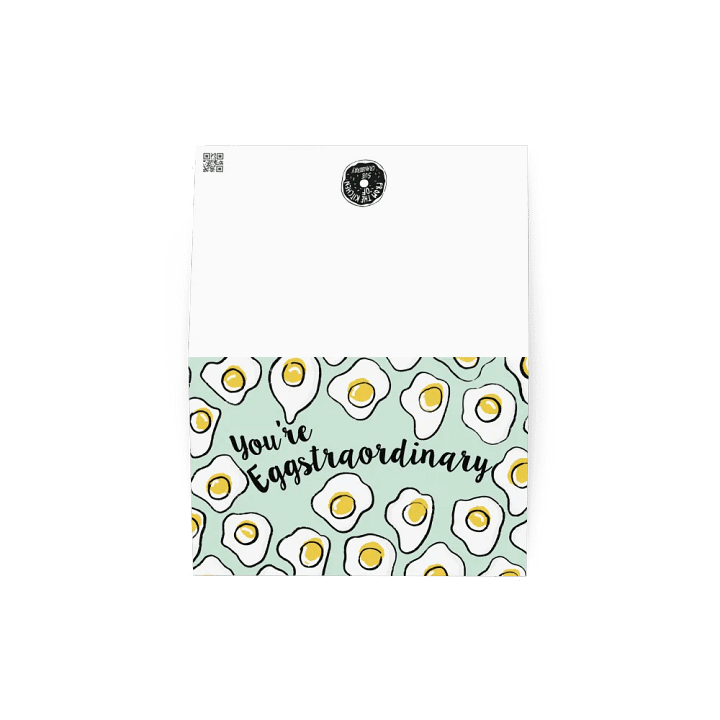 You're eggstraordinary greeting card product image (2)