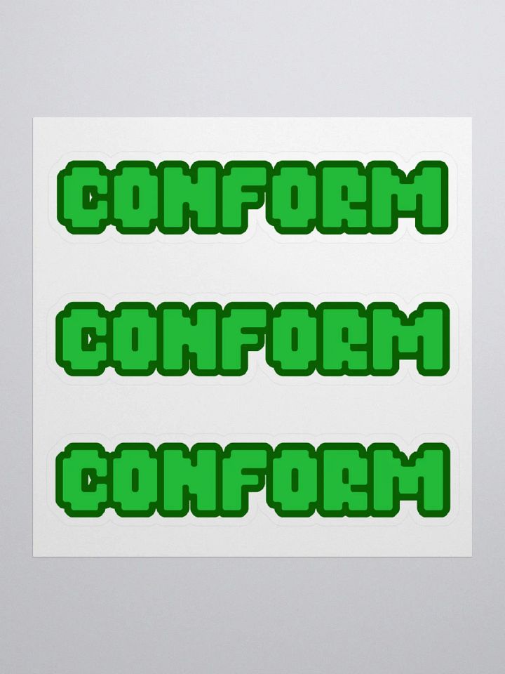 Conform Kiss Cut Sticker product image (1)