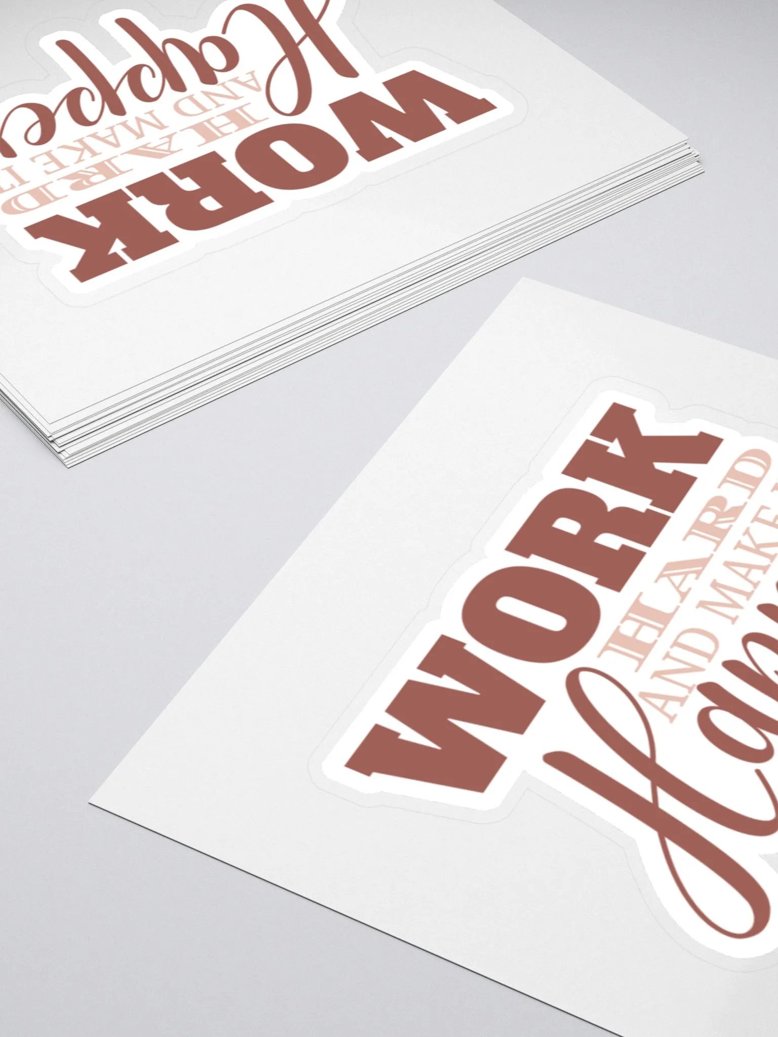 Work Hard and Make it Happen Sticker product image (5)