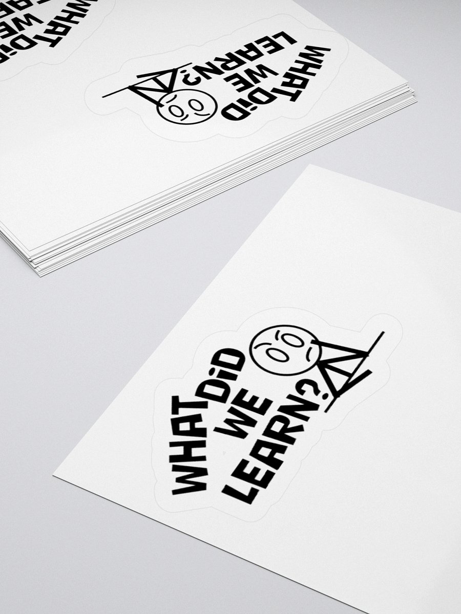What did we learn stickers product image (4)