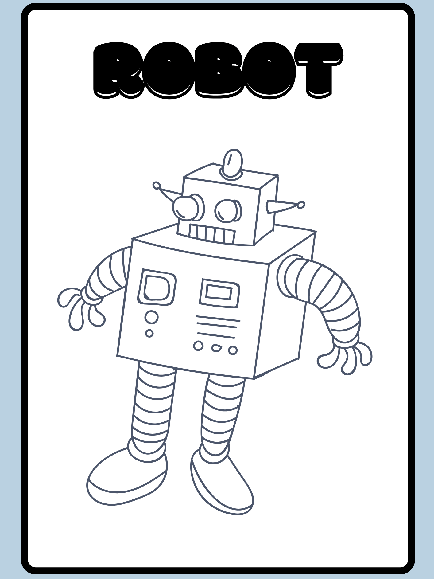 Fun Robot Adventures Activity Worksheets product image (6)