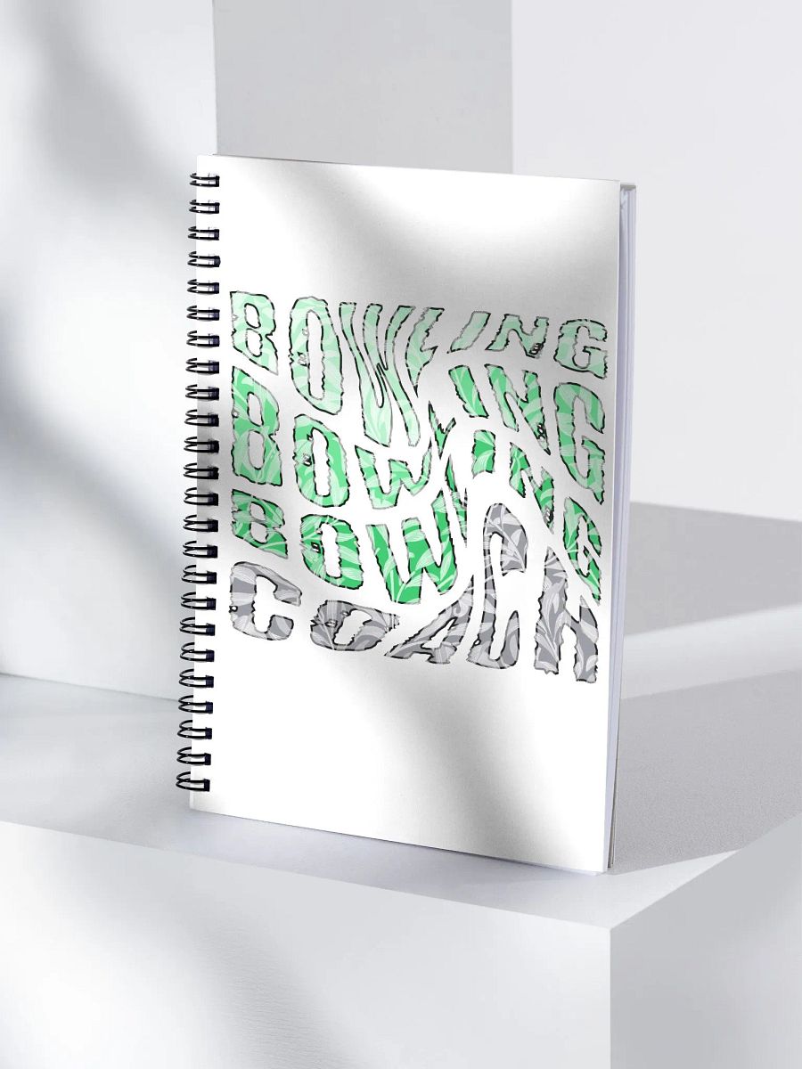 Mess Swirl Bowling Coach Wavy Notebook product image (3)