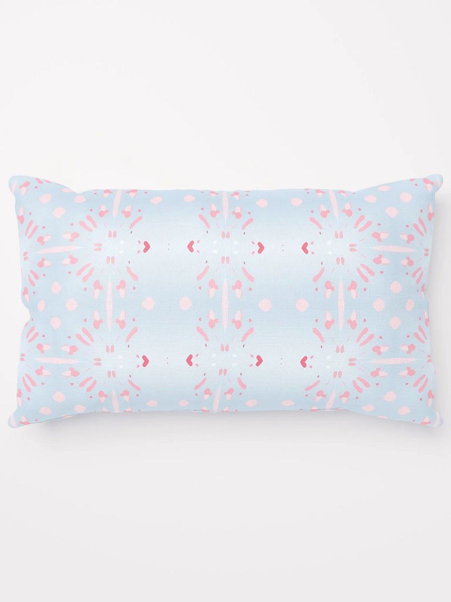 Pink Splashes & Red Hearts Pillow product image (5)
