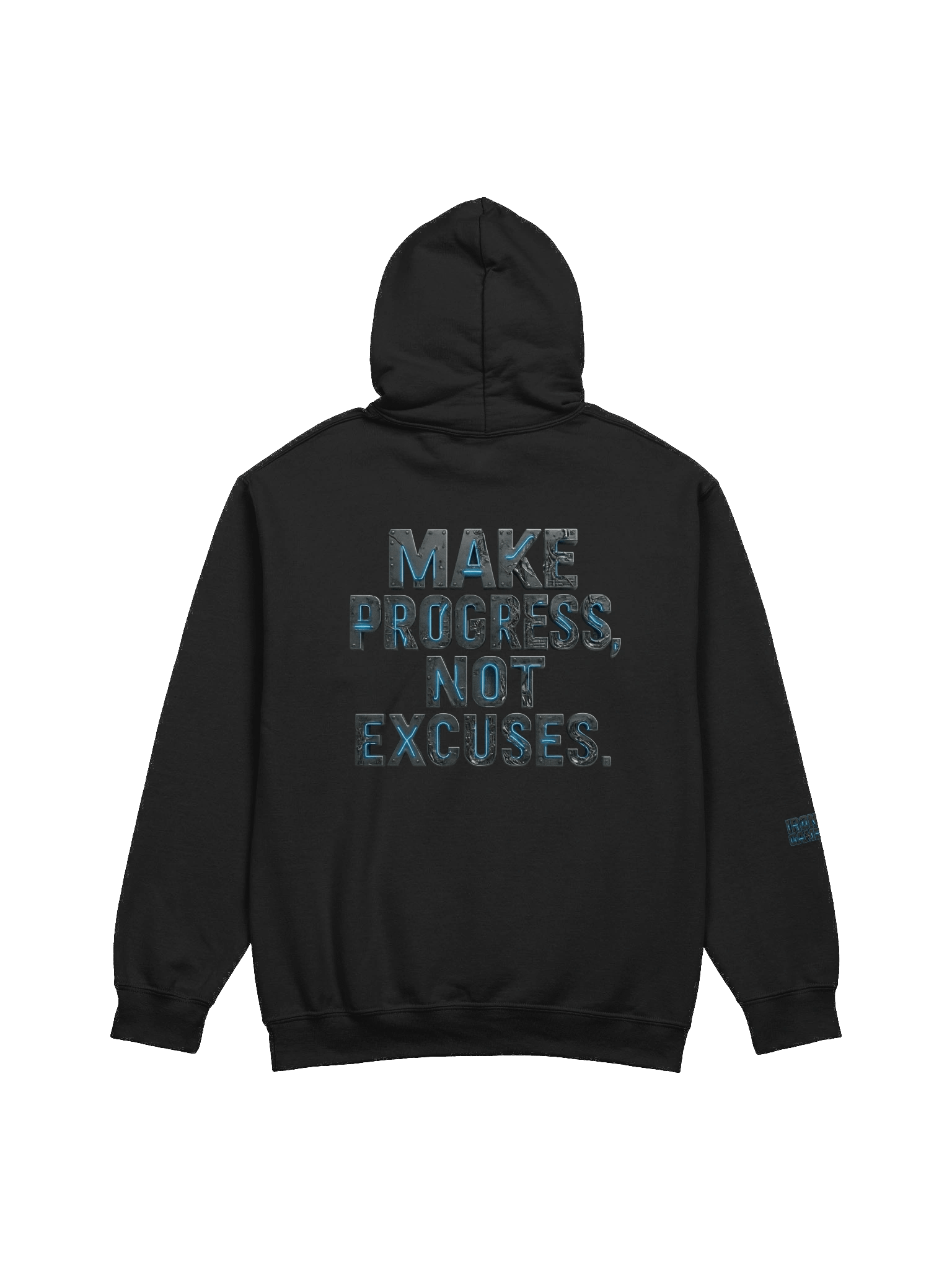 IDGAF "Make Progress, Not Excuses." Middleweight Hoodie (Black) product image (2)