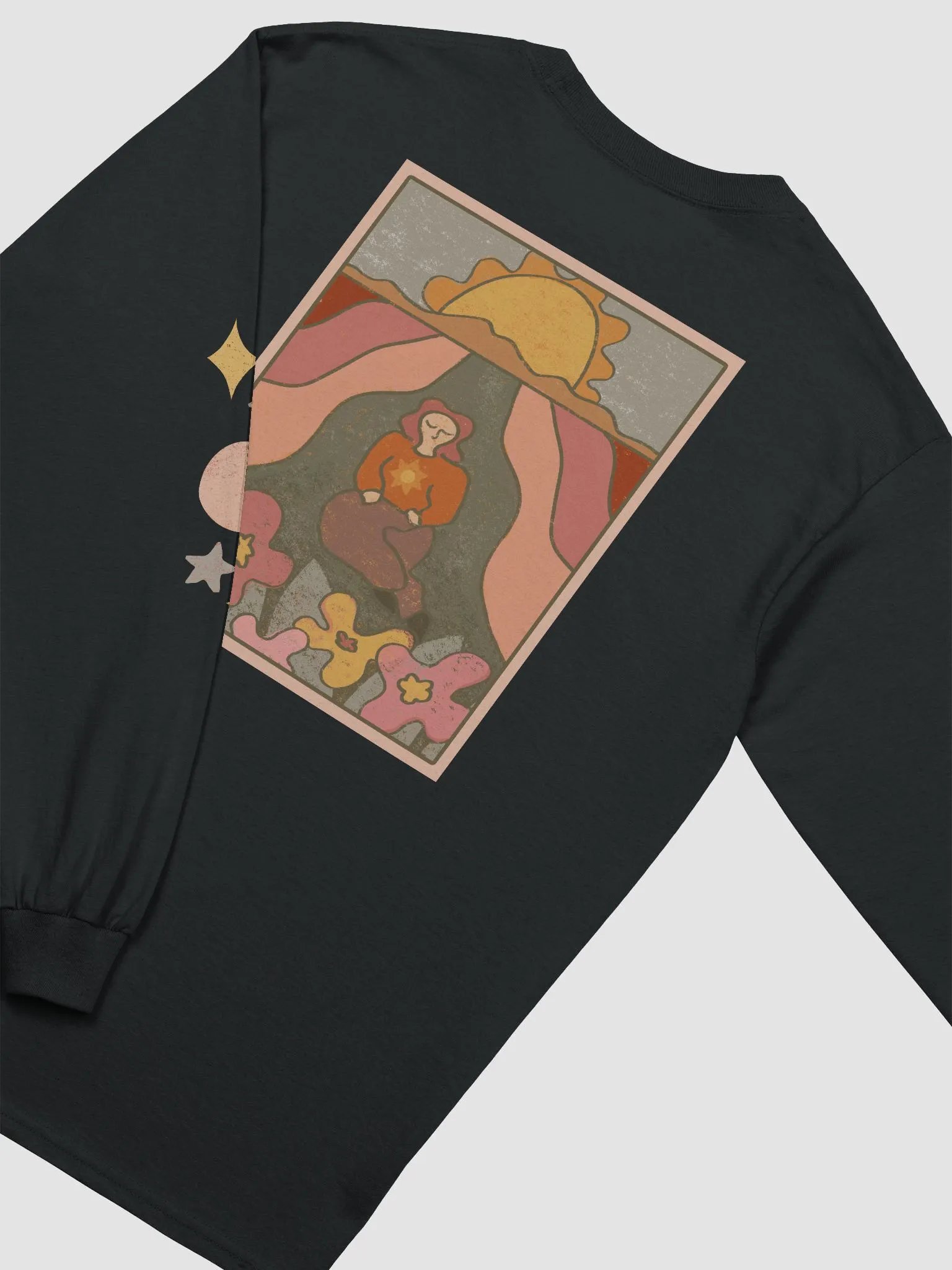 The Sun with Celestial Sleeves - Gildan Brand Long Sleeve Tee product image (26)