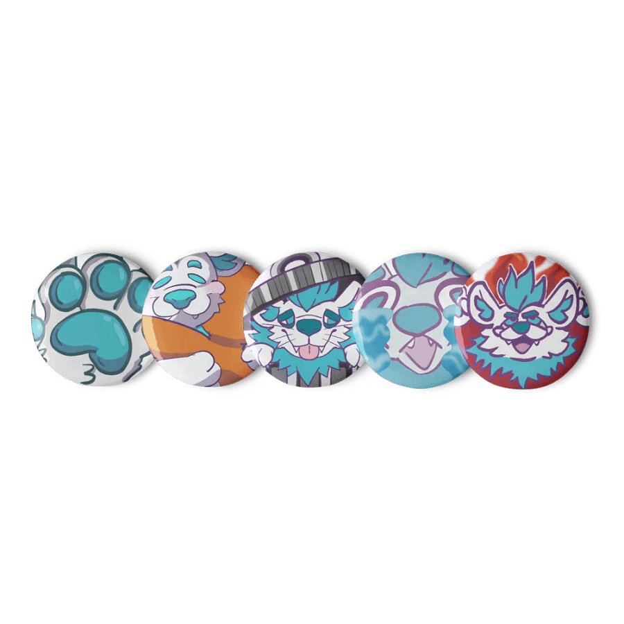 BD is Sleepy Pin Buttons Set product image (5)