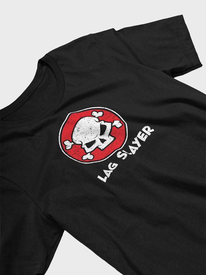 Lag Slayer Skull Gamer Logo Tee product image (2)