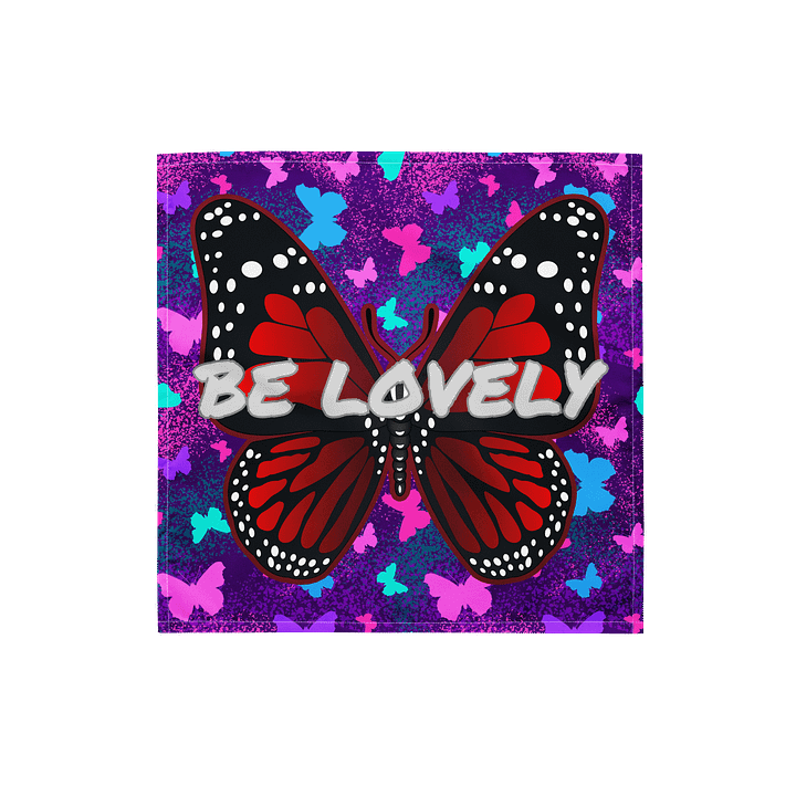 Be Lovely Butterfly All-Over Bandana product image (1)