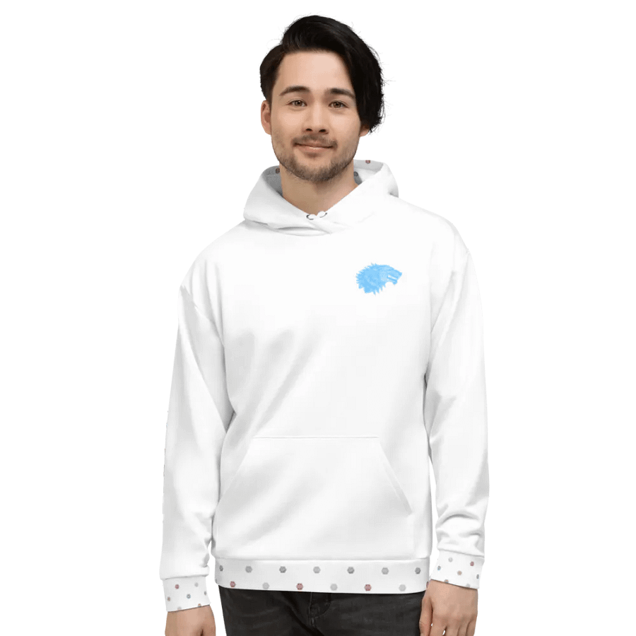 White Winter is Here Hoodie - back product image (6)