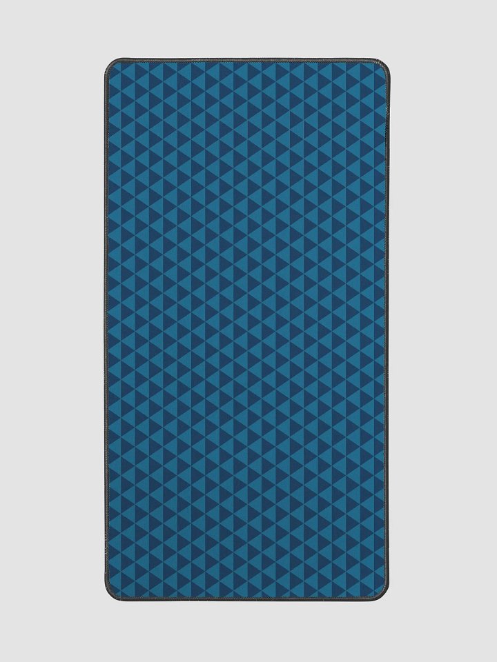 Blue Triangles Pattern Deskmat product image (2)