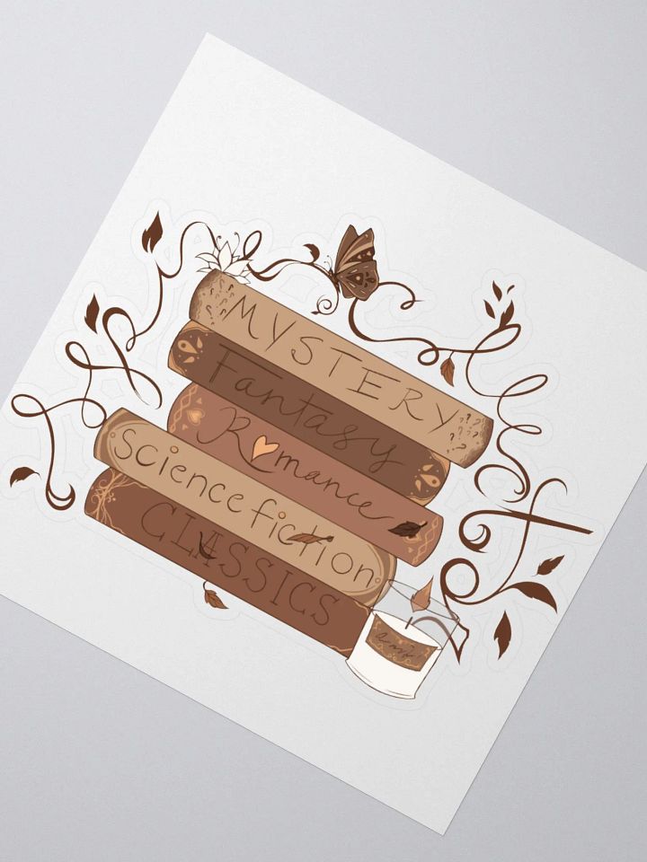 Autumn Bookstack Sticker product image (2)