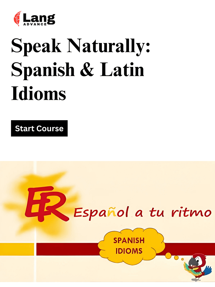 Learn Daily Spanish and Latin American Idioms with Examples product image (1)