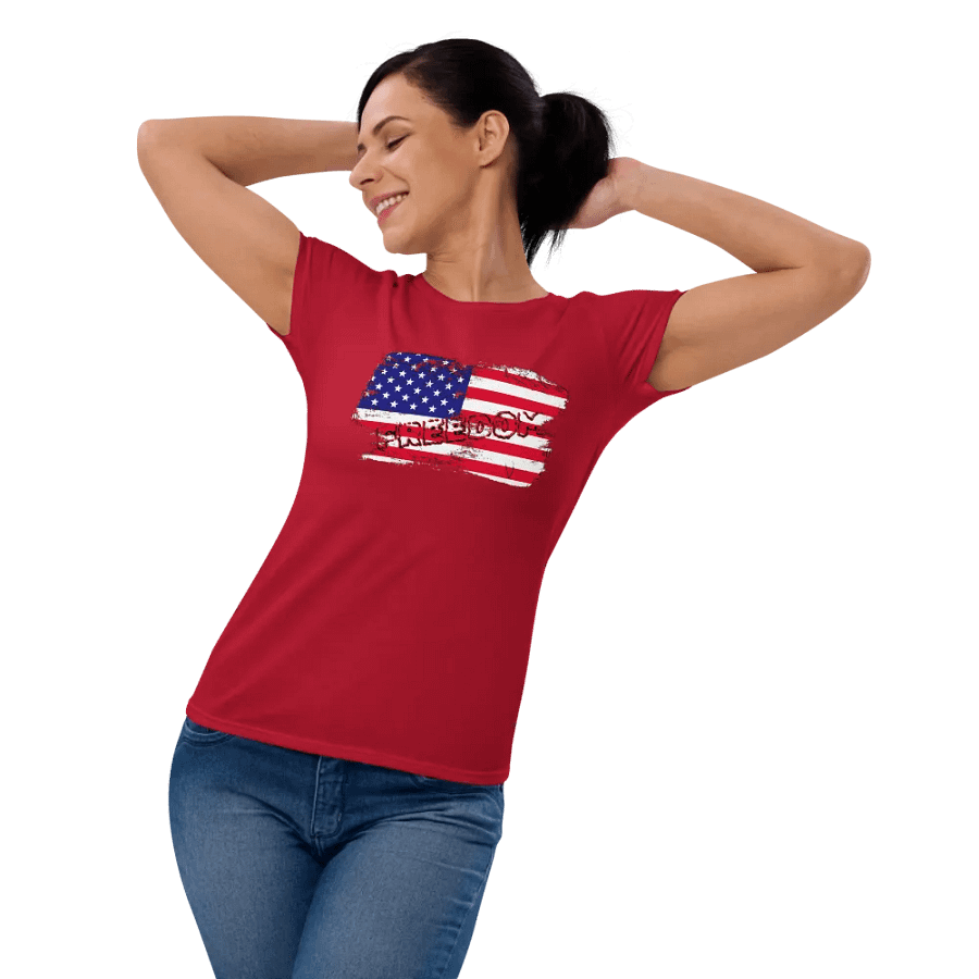 Freedom Flag Women’s Tee product image (7)