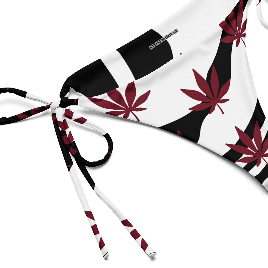 Zebra & Marijuana Leaf All-Over Bikini Bottom product image (2)