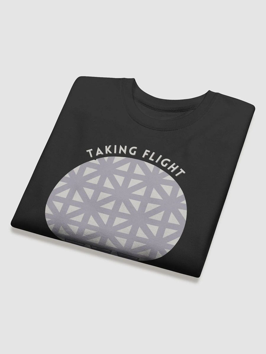 Drinking Around the World Disney: EPCOT Ball Flight Crew Neck Sweatshirt – Gray on Dark product image (13)