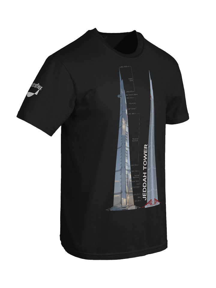Jeddah Tower T-Shirt (Black) product image (2)