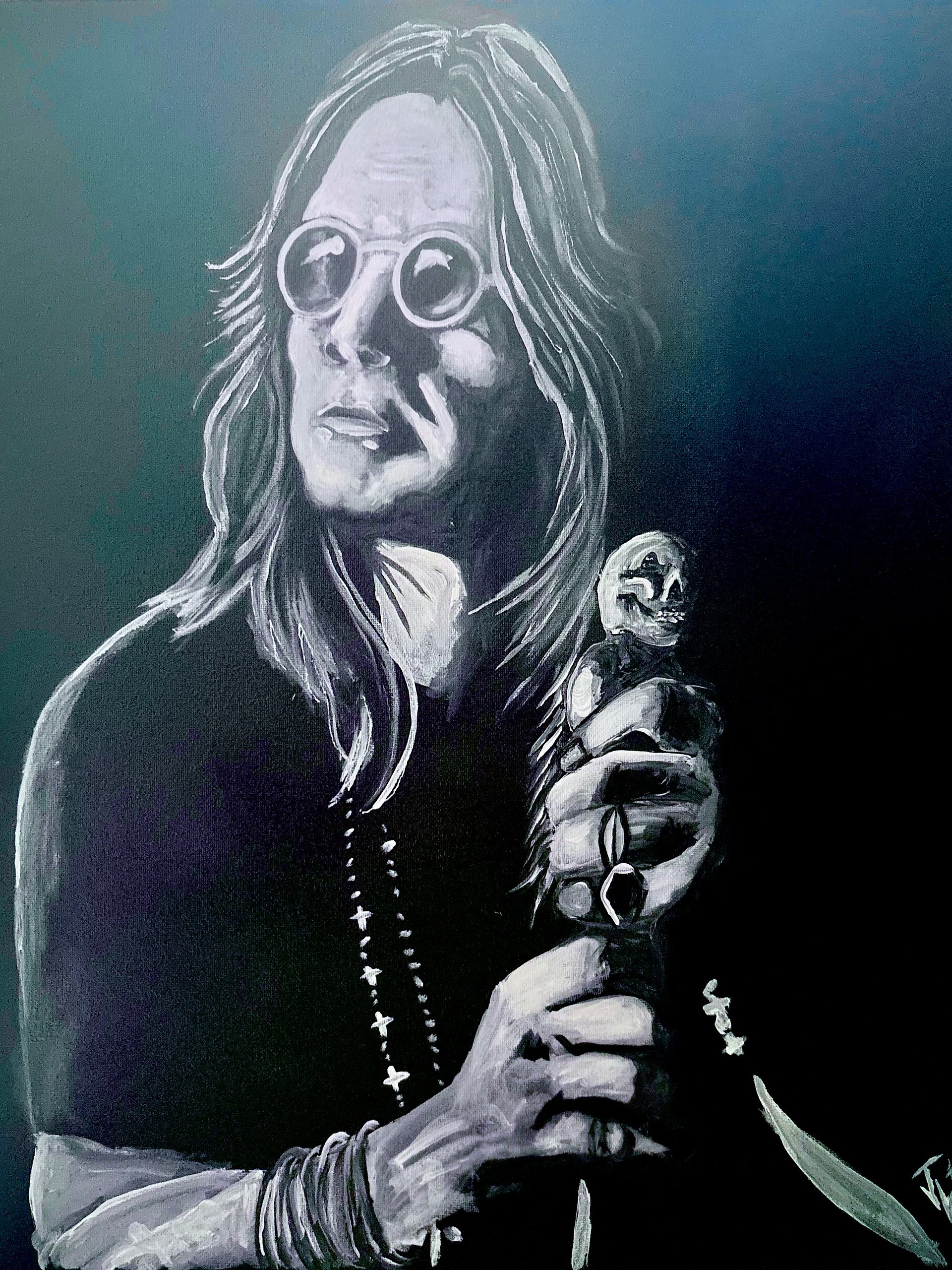 Ozzy Osbourne Tribute Painting Canvas Prints product image (5)