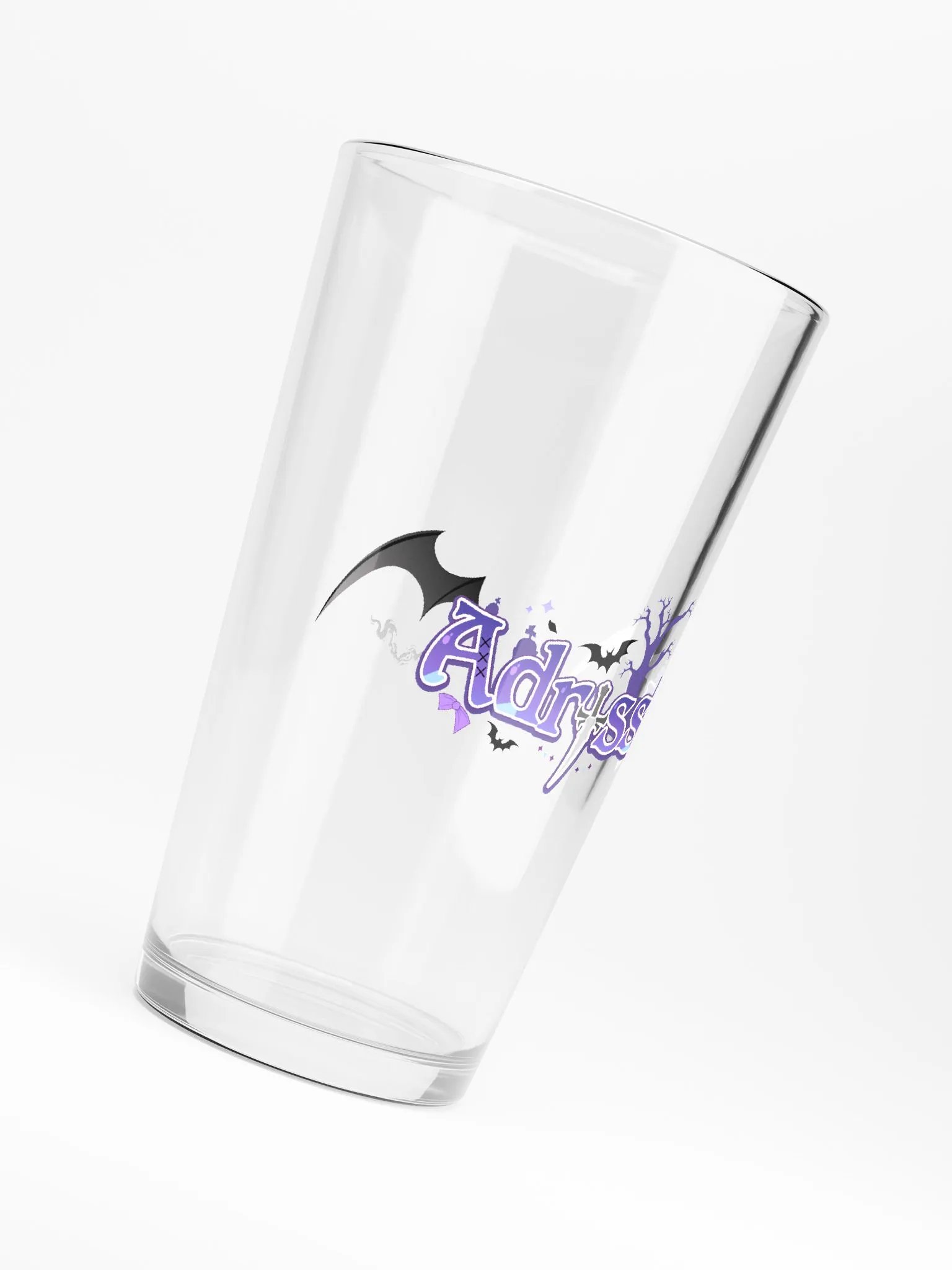 Adrissara Logo Pint Glass product image (6)