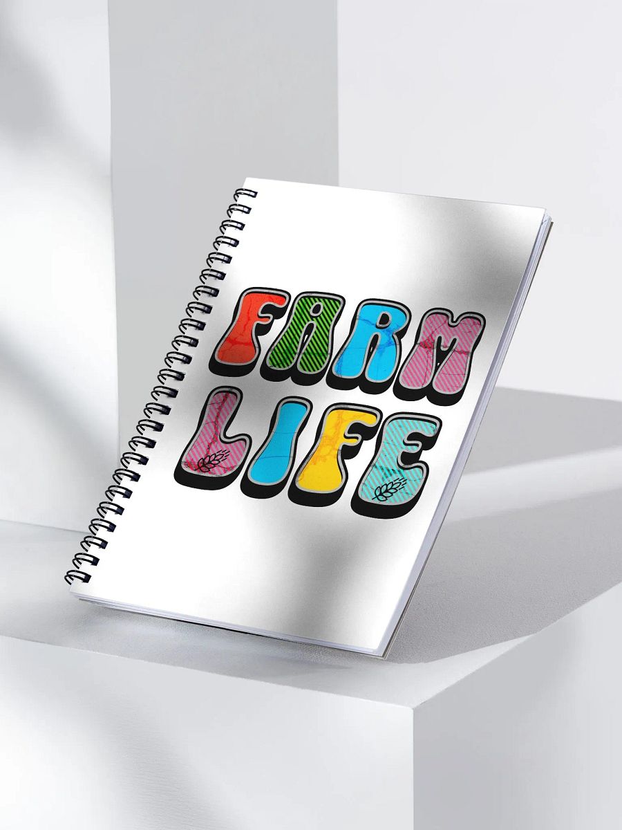 Farm Life Patterns Spiral Notebook product image (2)