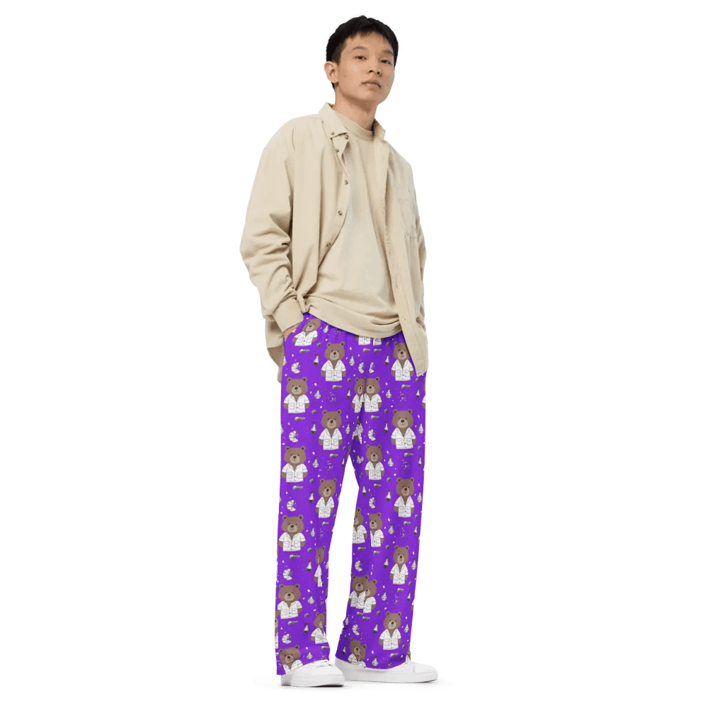 Science Bear Pants - Purple product image (3)