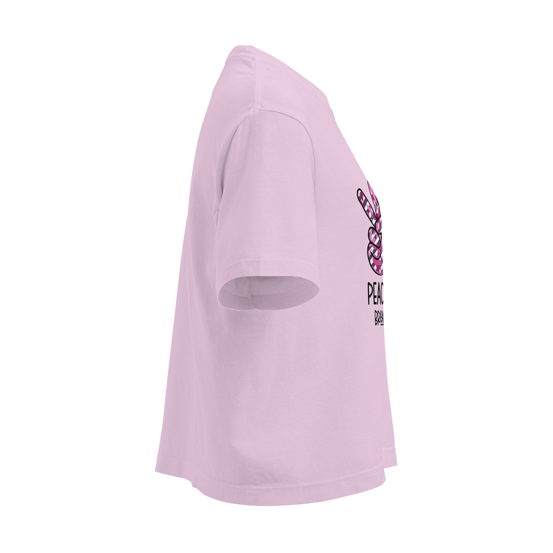 Peace Love Cure Pink Ribbon T-Shirt | Breast Cancer Awareness Tee product image (12)