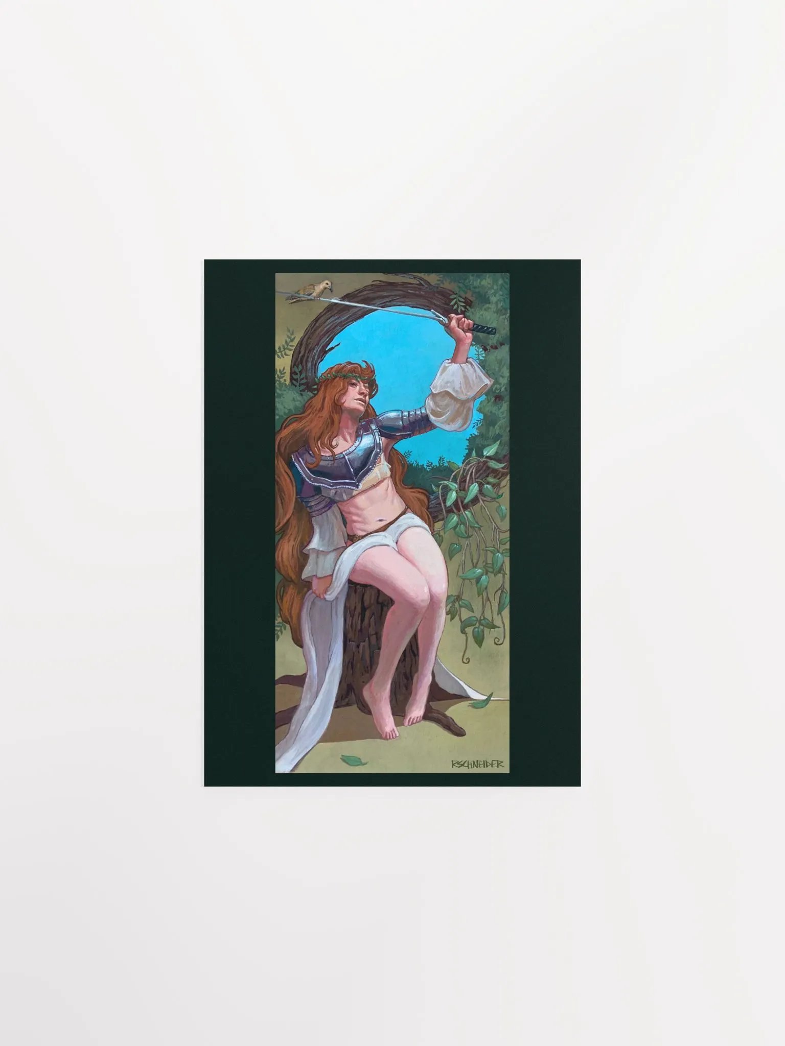 The Knight, Lady Red - Protector of the Fae Realm print product image (1)