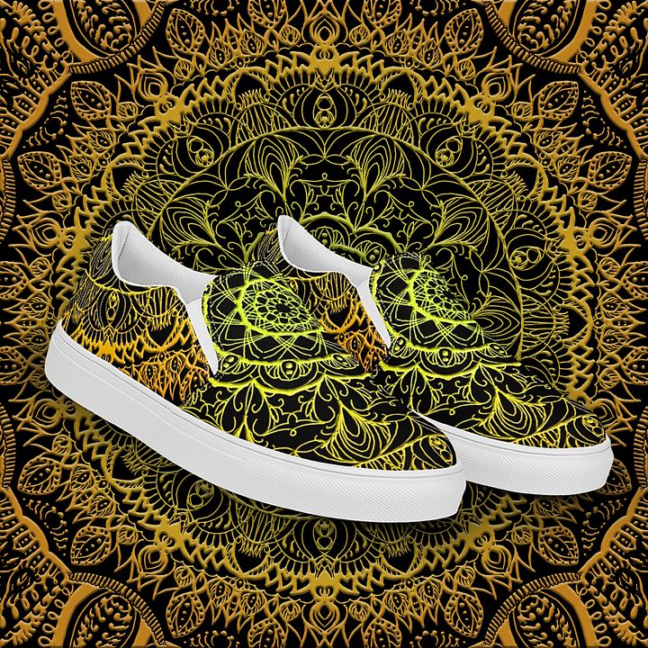 Radiant Mandalas Women's Slip-On Shoes product image (1)