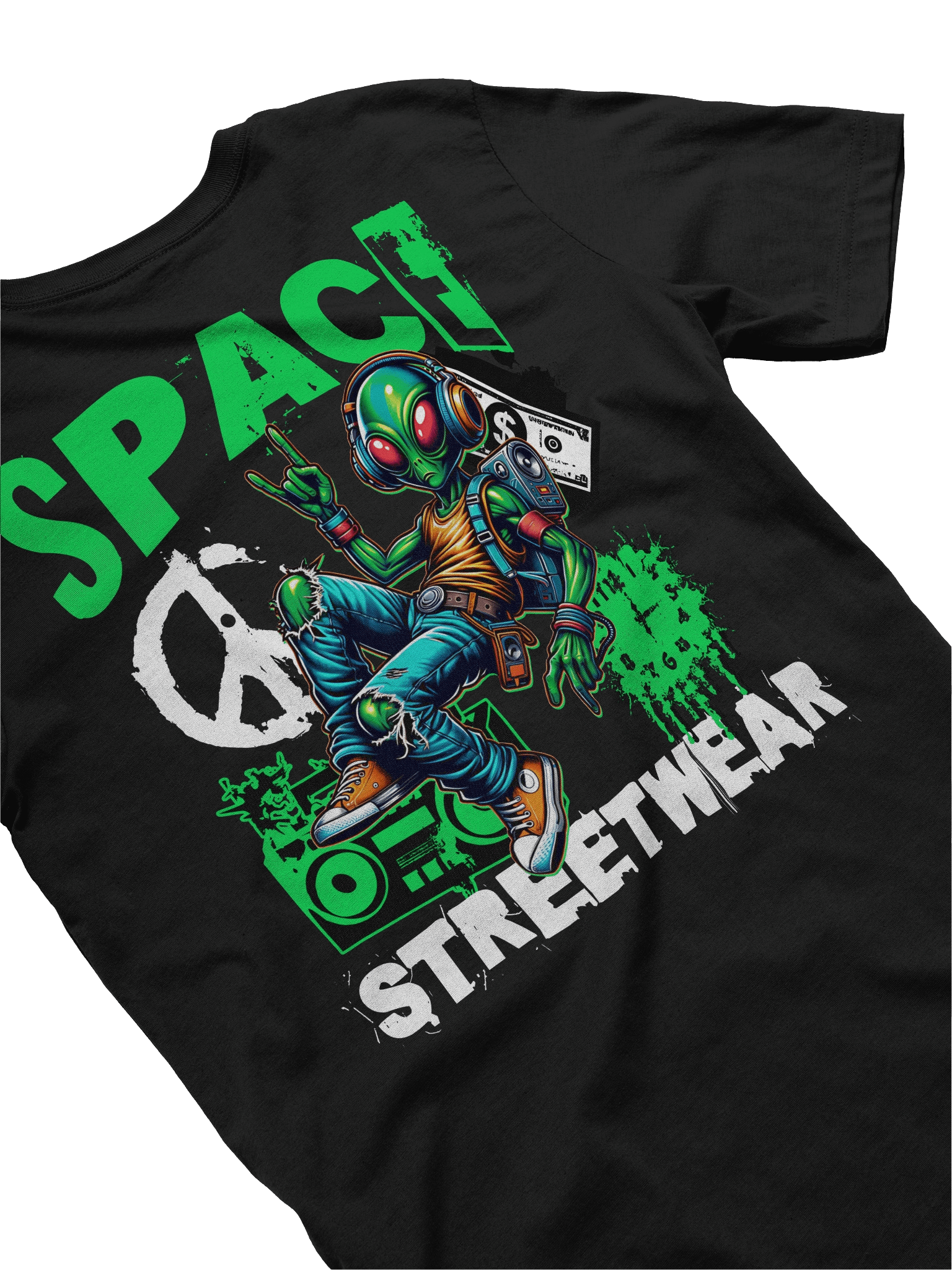 Space Streetwear T-Shirt: Out Of This World Alien Fashion product image (4)