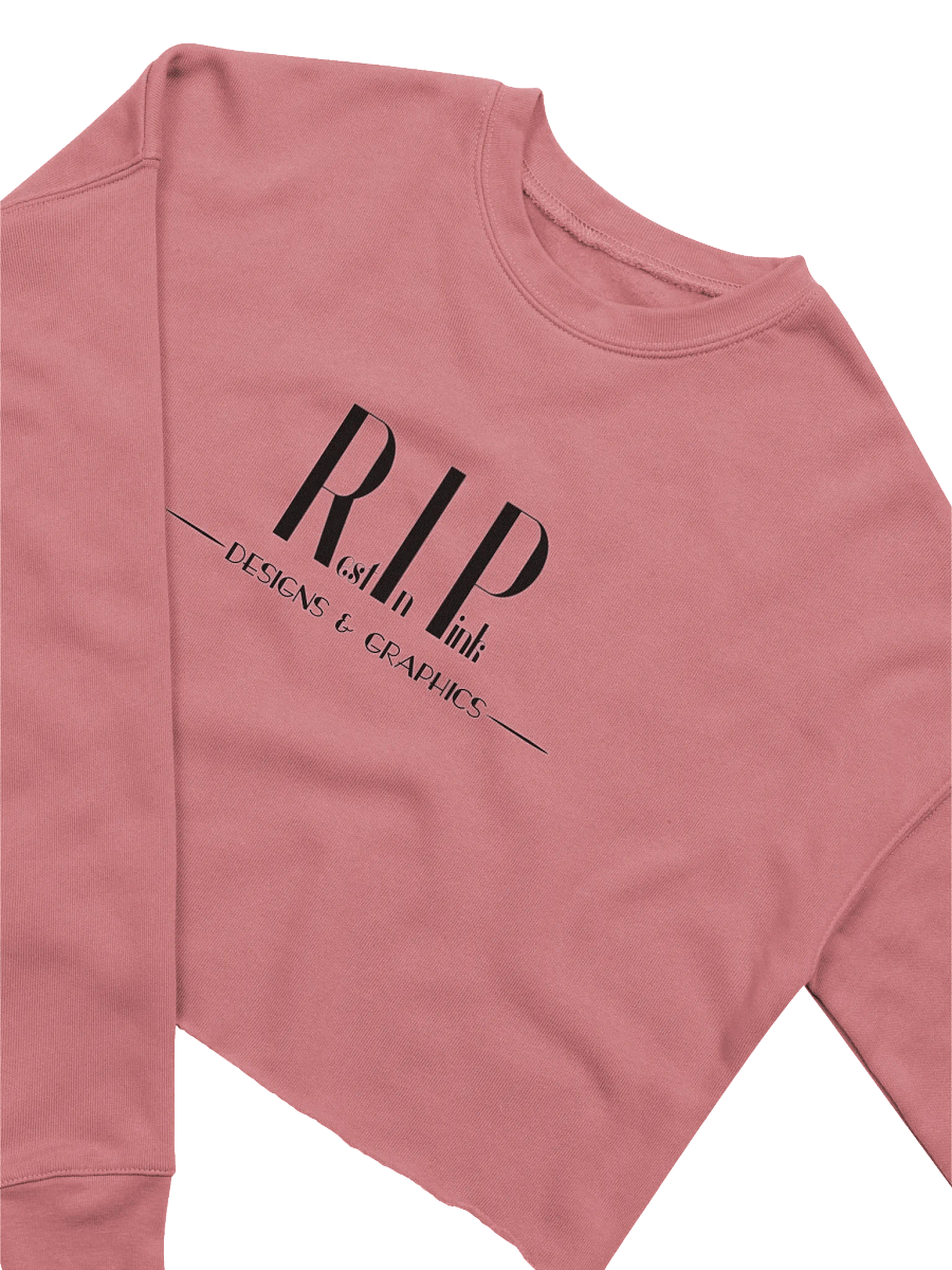 RIP Minimalist Logo Womens Cropped Sweatshirt product image (12)