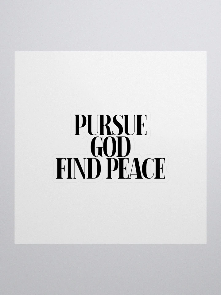 PURSUE GOD FIND PEACE product image (2)