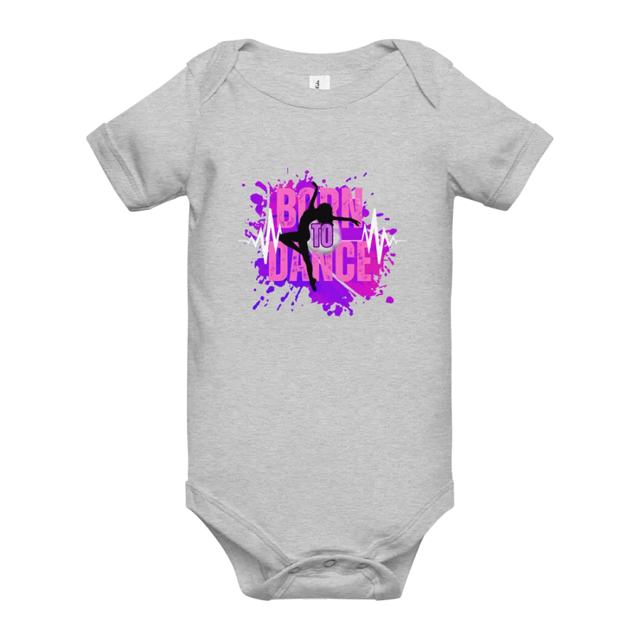Born to Dance Her Silhouette Baby Onesie product image (41)