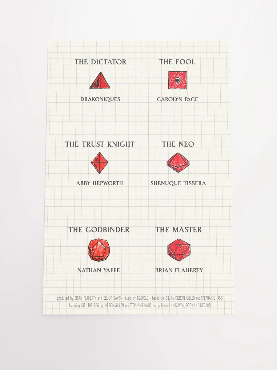 The Paragons - DIE Poster product image (1)
