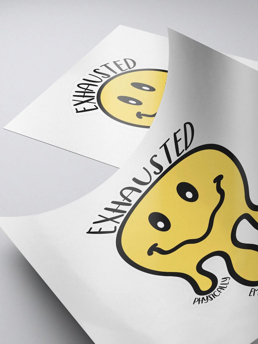 Exhausted Color Kiss Cut Sticker product image (4)