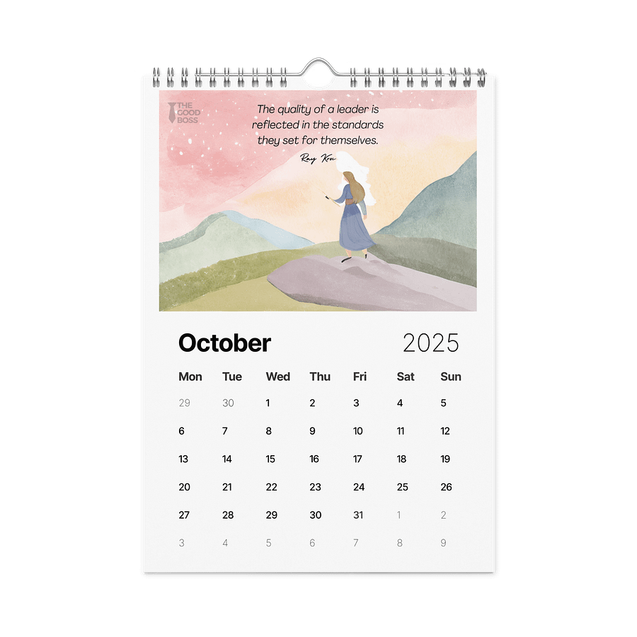 2025 Leadership Inspiration Calendar (Watercolor) product image (12)