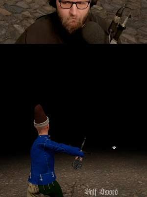 THE THROW LANDED! #halfsword #medieval #gaming 