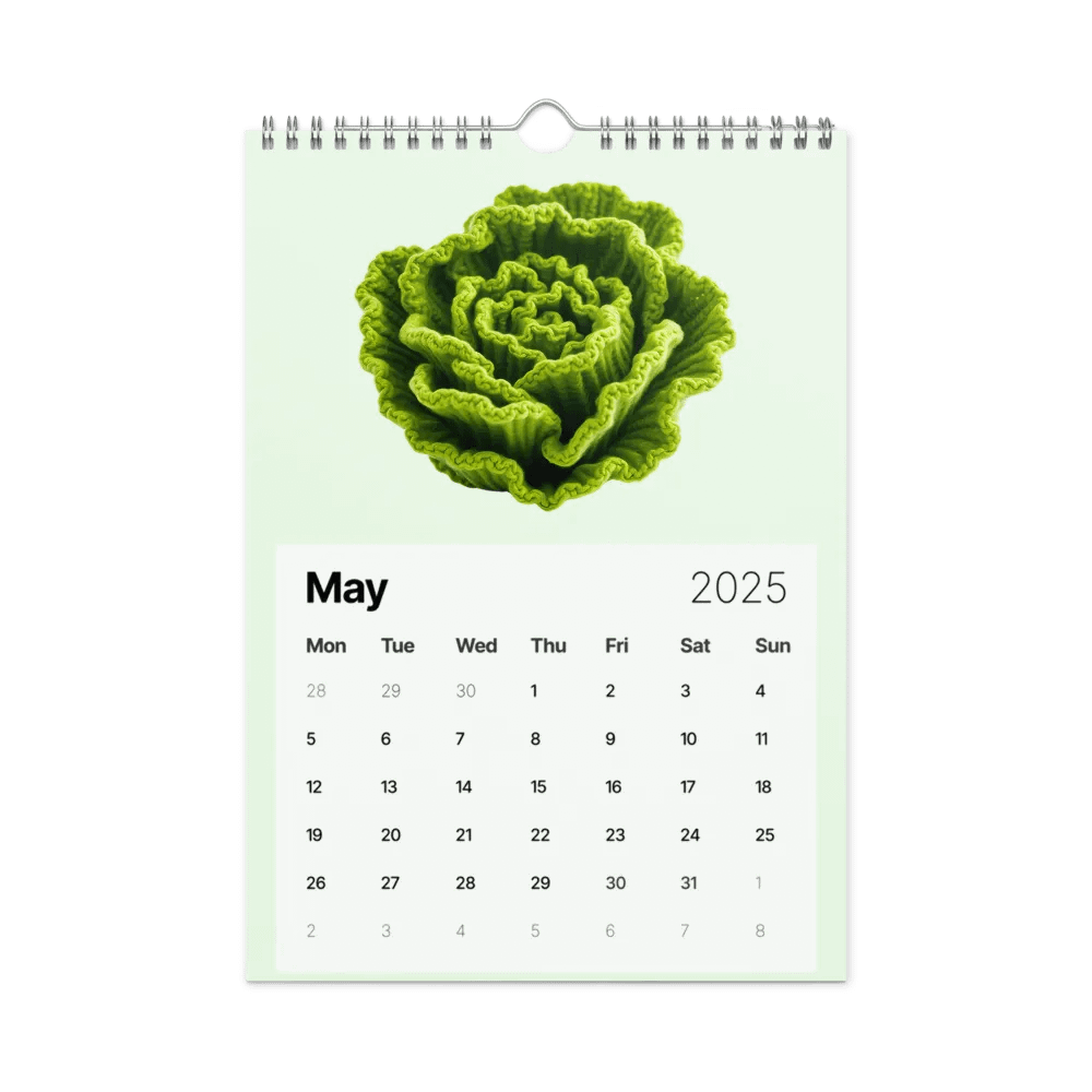 CozyAvocado's Healthy 2025 Calendar Veggie Edition product image (6)
