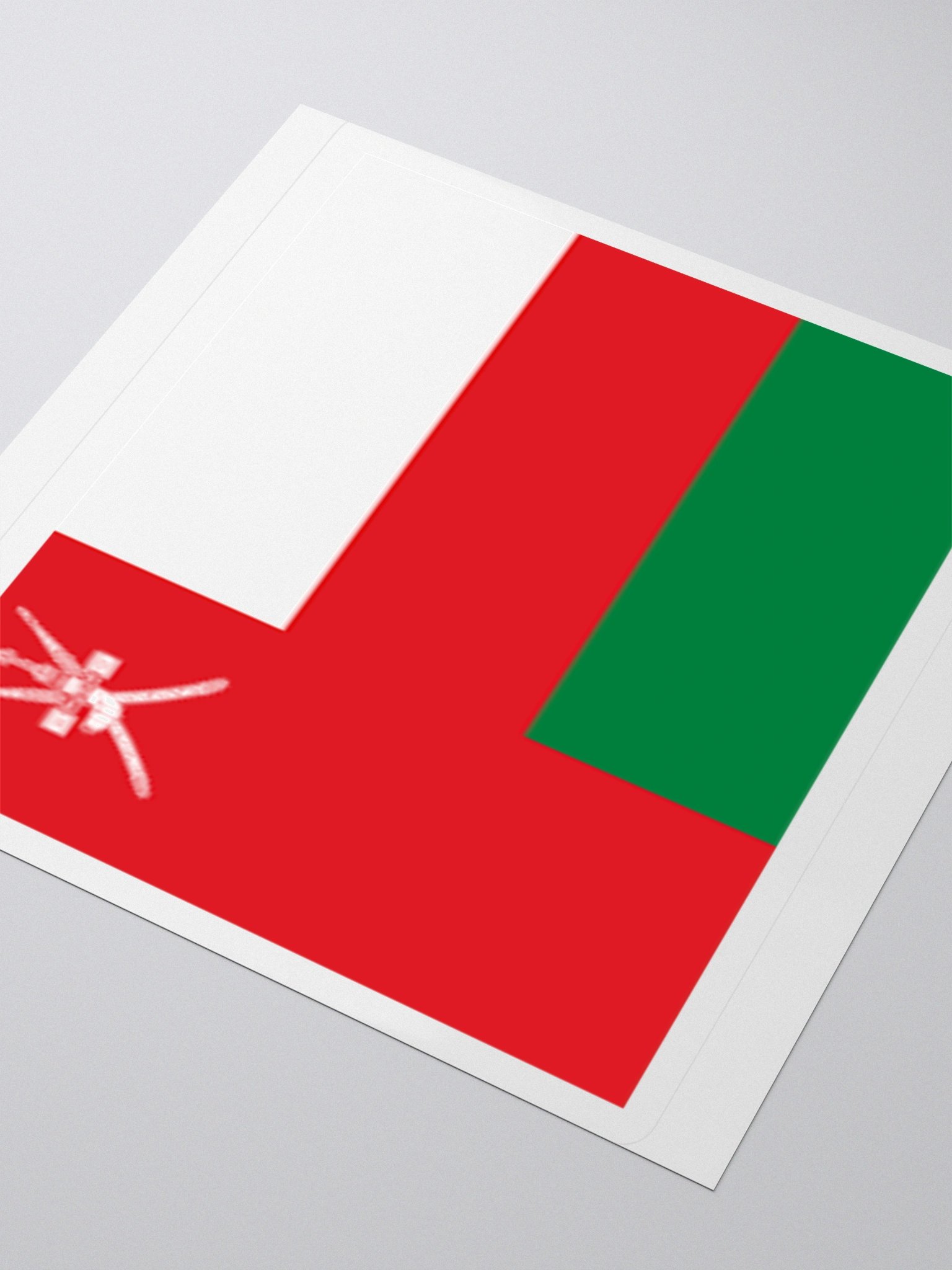Exclusive Oman Flag Kiss-Cut Stickers - High-Quality Vinyl, Multiple Sizes product image (9)