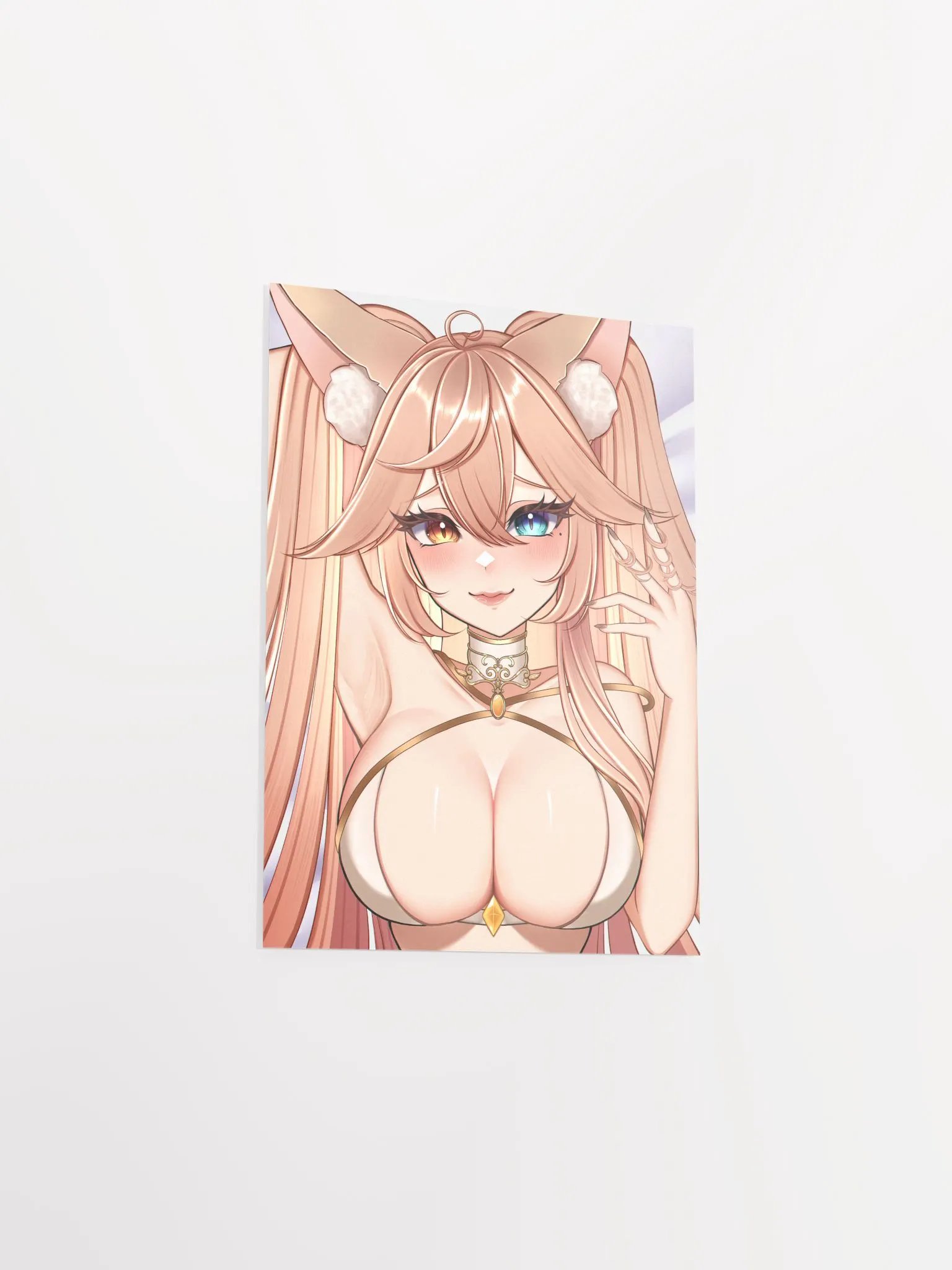 Light Peach Poster (Booba Mousepad Design) product image (3)