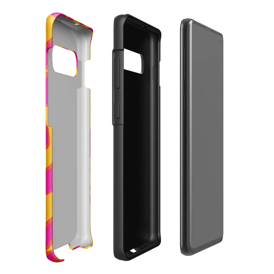 Pink and Yellow Psychedelic Swirls Samsung® Tough Case product image (48)