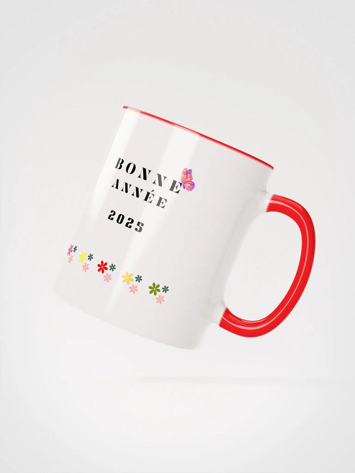 Butterfly Happy New Year 2025 - Bonne Annee 2025 Mug product image (3)