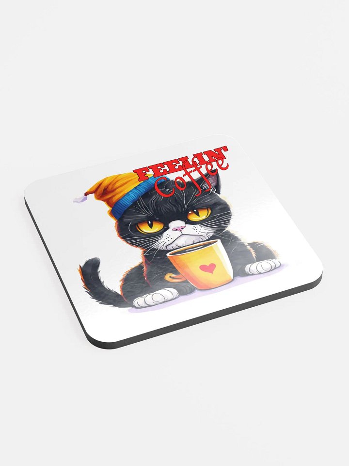 Feelin' Coffee Cat Coaster product image (2)