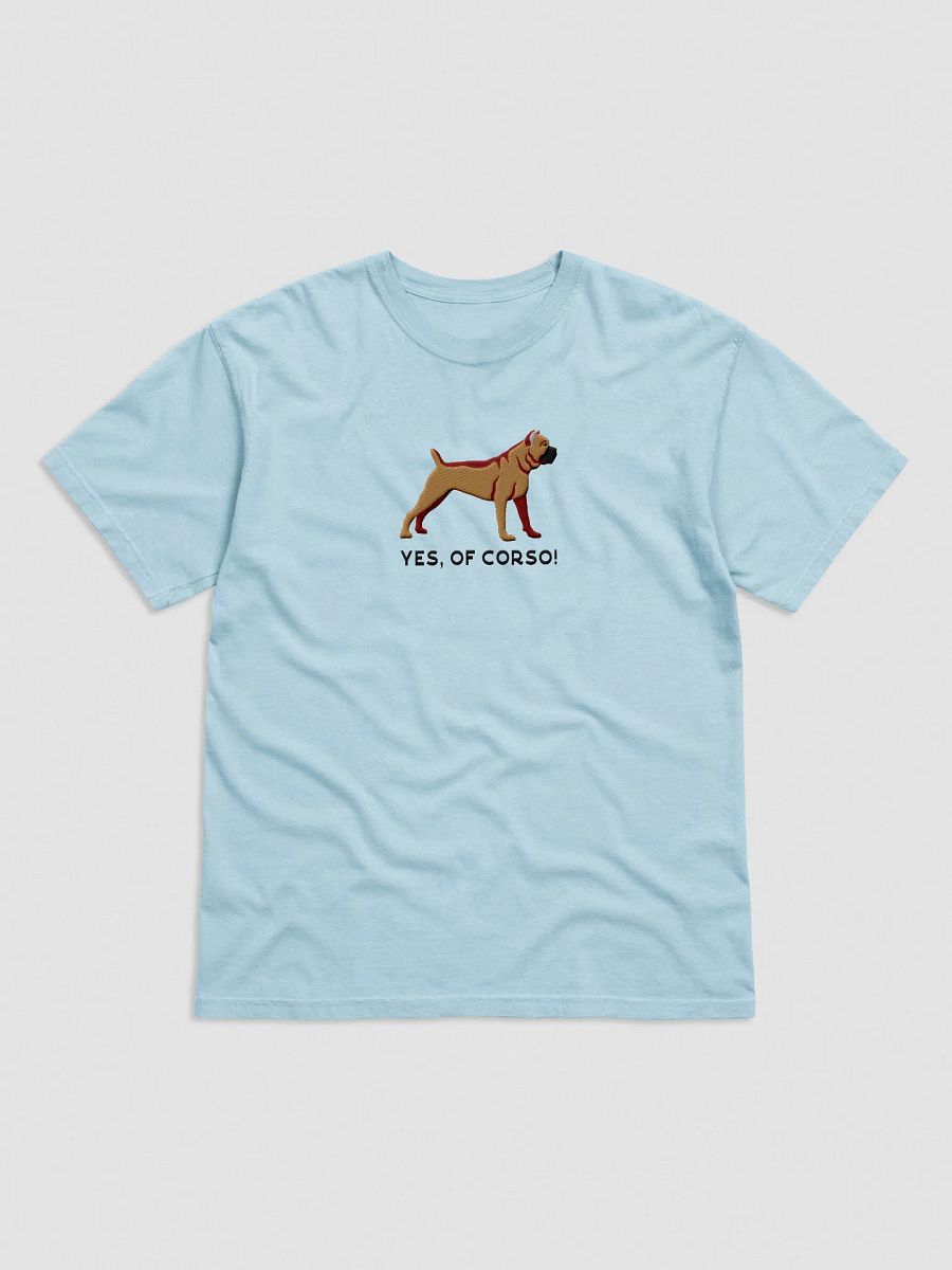 Yes, Of Corso T-Shirt(Embroidered) of a Cane Corso product image (41)