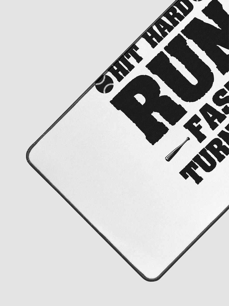 Hit Hard Run Fast Turn Left Baseball product image (3)